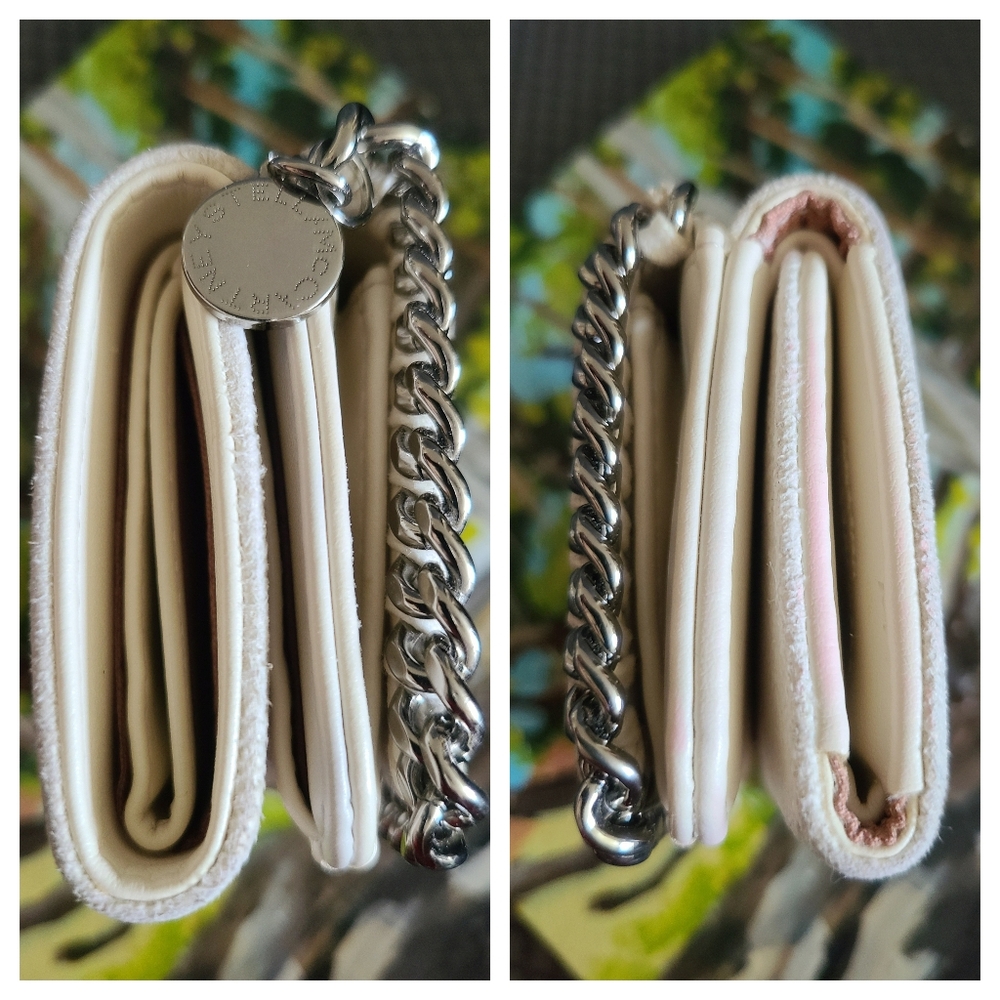 🤍🩶EUC Stella McCartney Trifold Falabella Mini Card Holder Wallet🩶🤍 - Picture 11 of 13